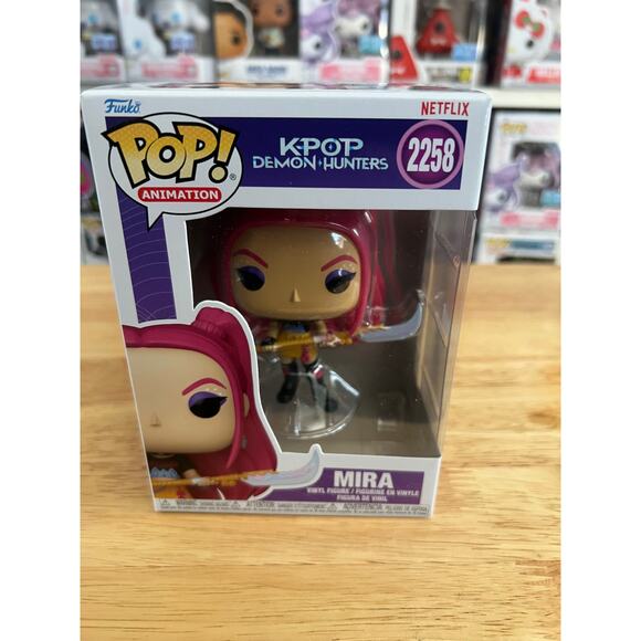 NEW IN HAND AUTHENTIC Mira K-Pop Demon Hunters Funko Pop #2258 Huntr/X Animation - Picture 1 of 6